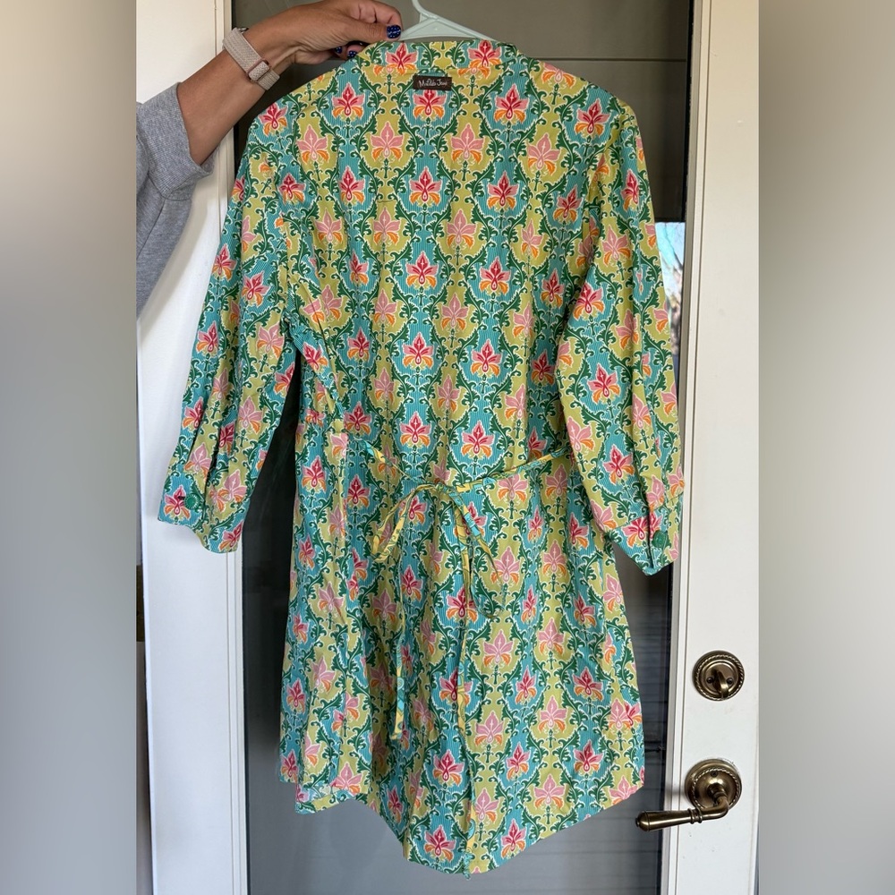 Matilda Jane Green and Pink Floral Tunic - Picture 3 of 3